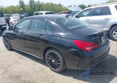 2016 Mercedes-Benz Cla 250 z USA, uszkodzony, nr VIN WDDSJ4EB3GN326885